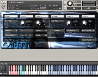 Dynamic Key switches have been mapped to the low E string